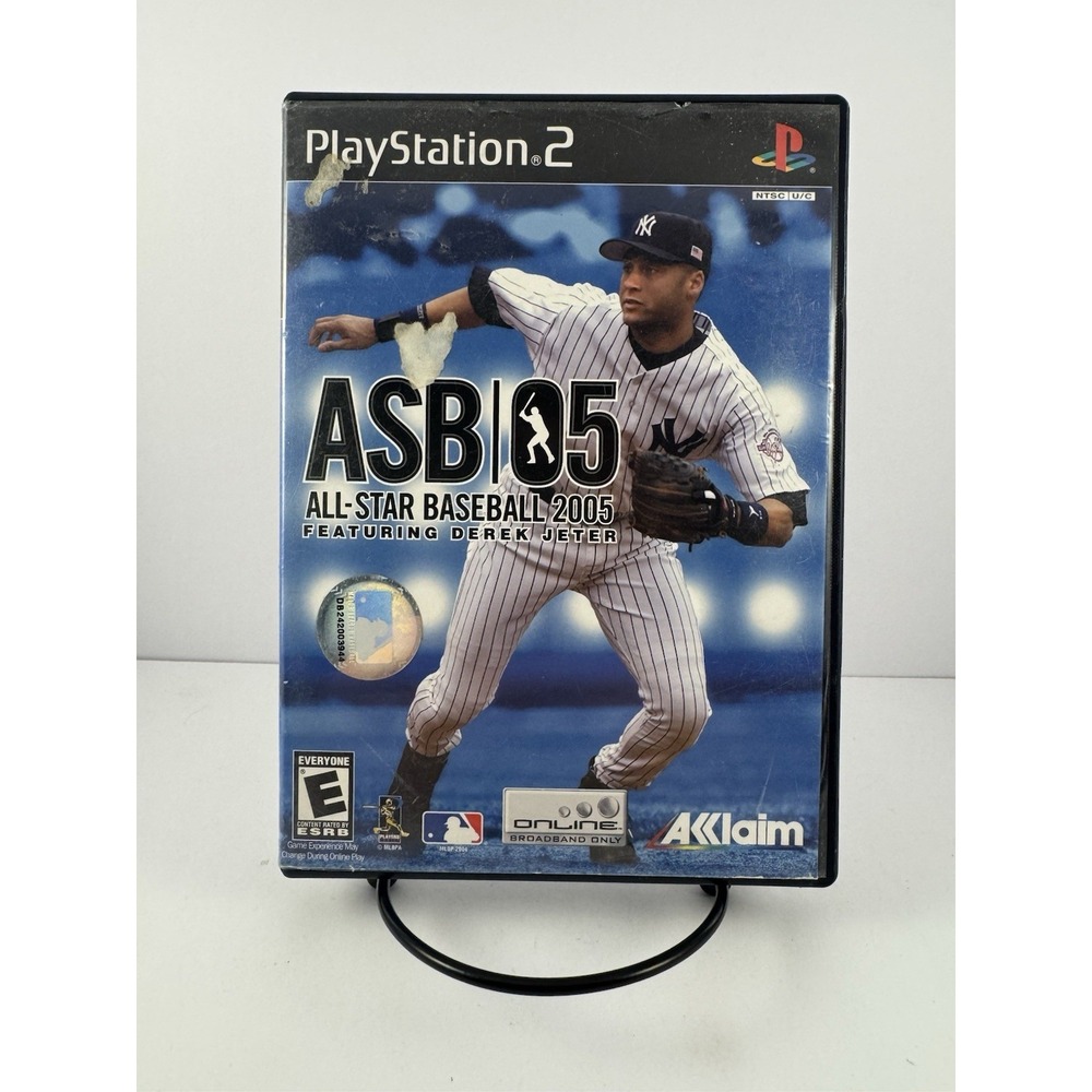 Playstation 2 All-Star Baseball 2005‎ Video Game W/ Manual (Rental Version)